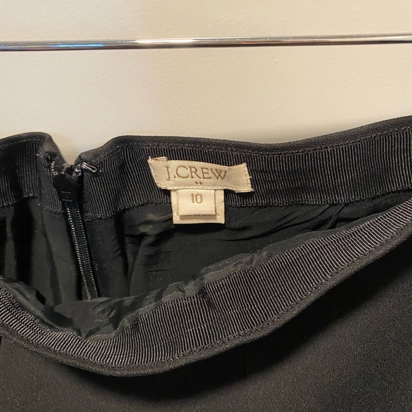 NWOT J. Crew Black A-Line Skirt - Size 10 - Picture 3 of 3